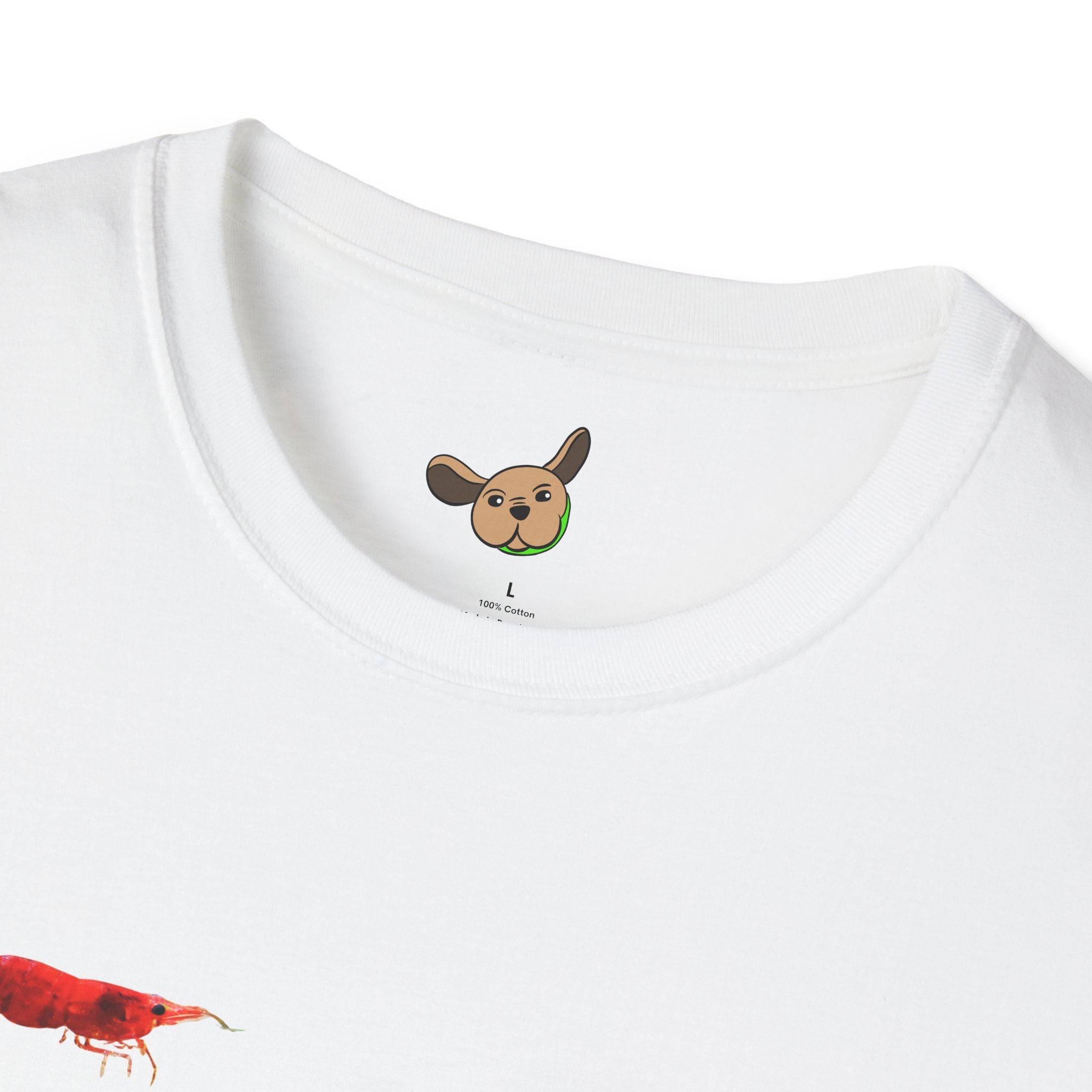 Cherry Red Shrimp T-Shirt | Aquarium & Biology Graphic Tee