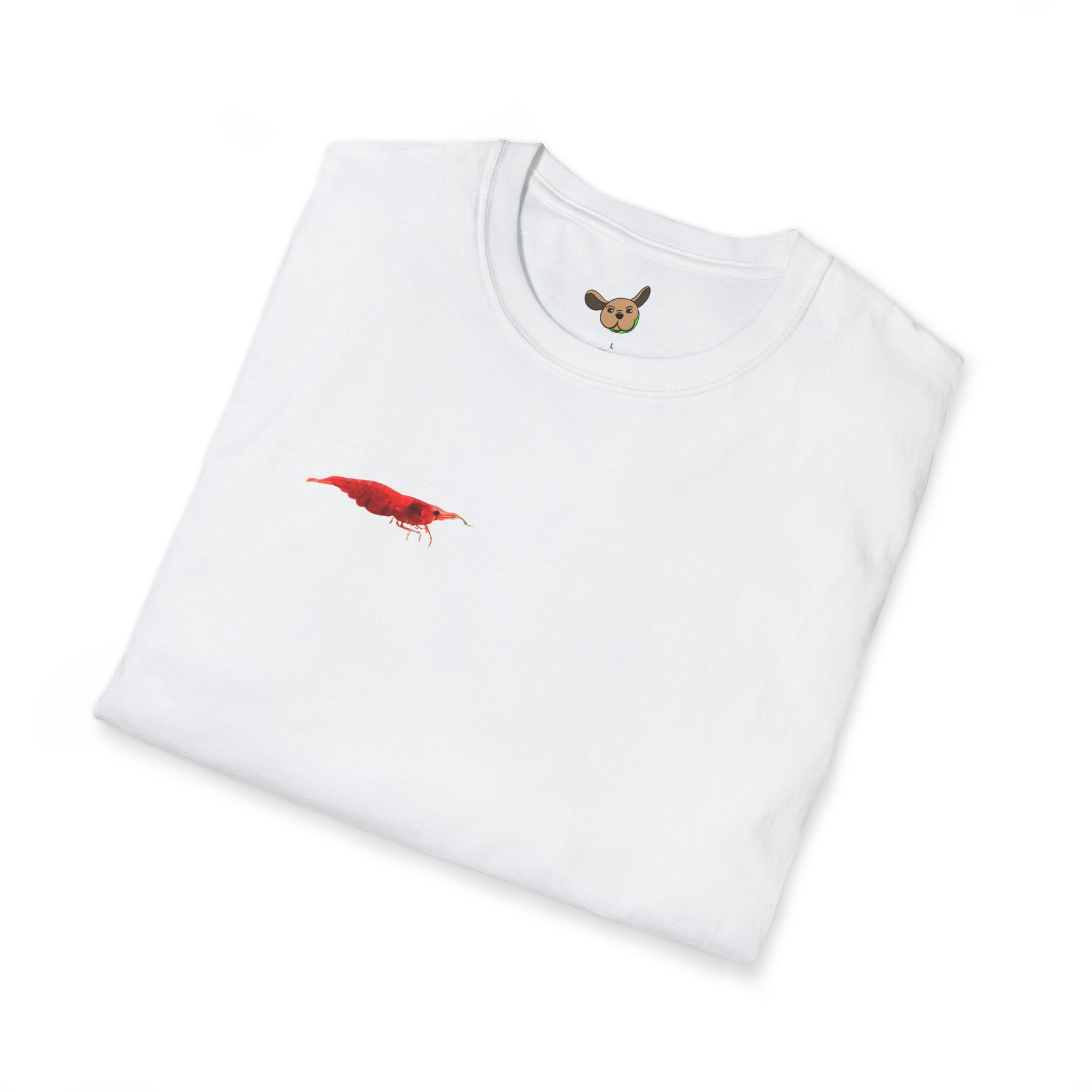 Cherry Red Shrimp T-Shirt | Aquarium & Biology Graphic Tee